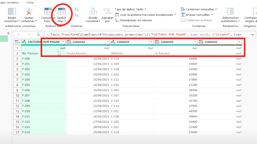 power query